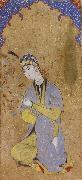 Muhammadi of Herat The Lady Beloved sits framed within the prayer niche china oil painting artist